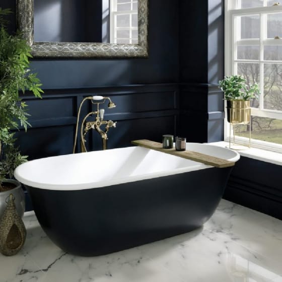 Image of BC Designs Omnia Oval Double Ended Bath With Lip