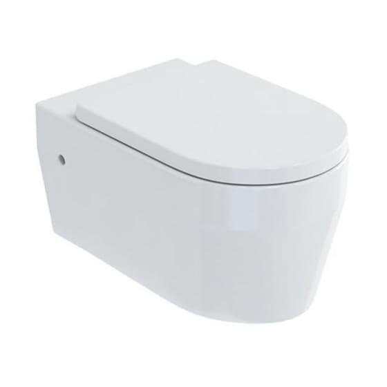 Image of Britton: Stadium Wall-Hung Toilet Pan With Seat