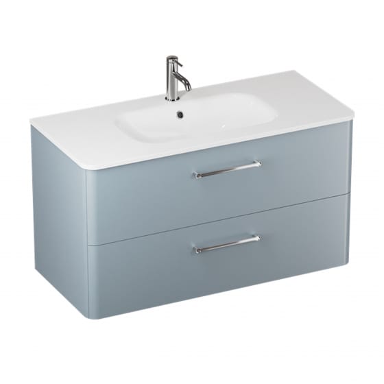 Image of Britton: Camberwell Wall-hung Vanity unit with Basin (1000mm)