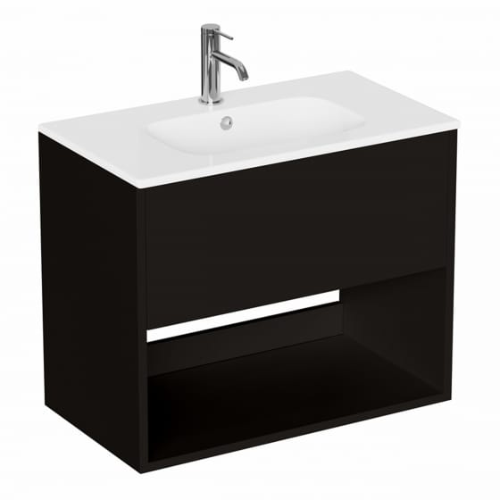 Image of Britton Hackney: Wall-hung Vanity Unit With Basin (700mm)