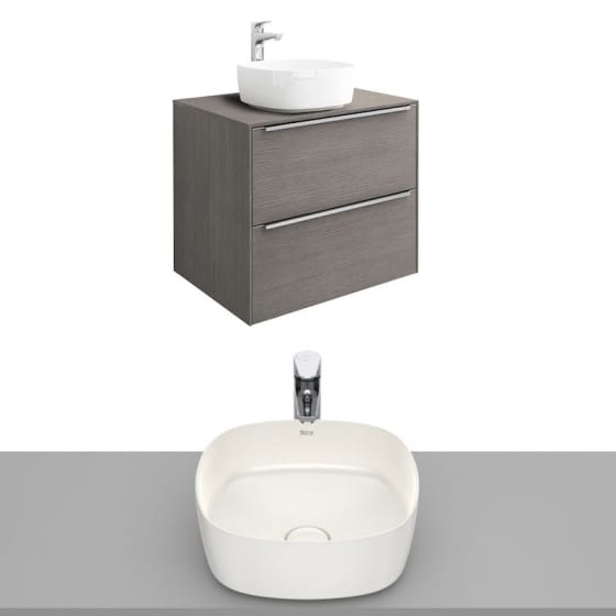 Image of Roca Inspira Wall Hung Vanity Unit With Countertop Basin