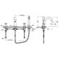 Image of Vitra Uno Bath Mixer Deck Mounted