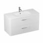 Image of Britton: Camberwell Wall-hung Vanity unit with Basin (1000mm)