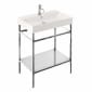 Image of Britton Shoreditch: Floor Standing Frame with Basin (700mm)